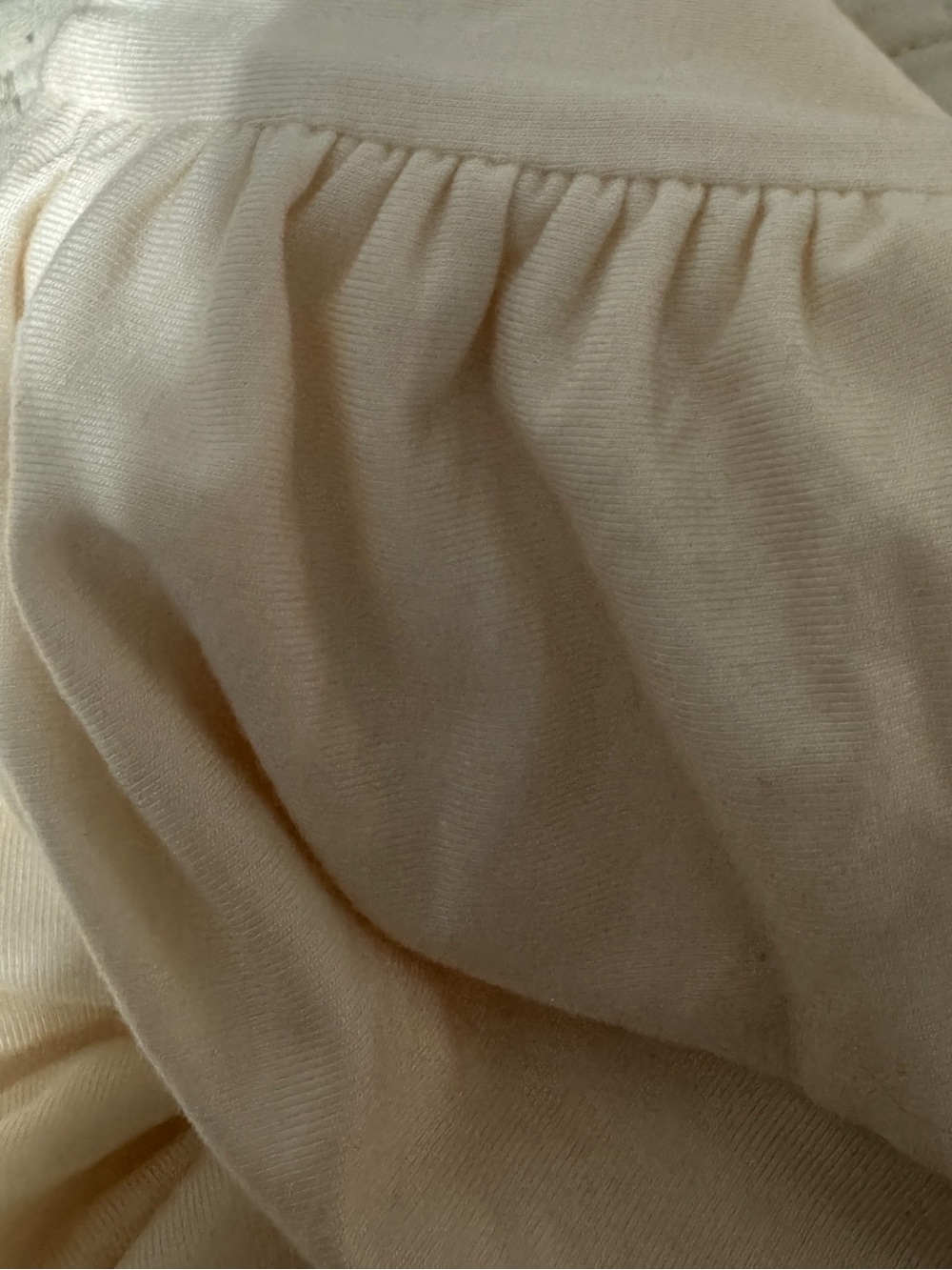 Reformation Cream Drape Sleeveless Top Dainty Chic Sz. XL - Picture 5 of 6
